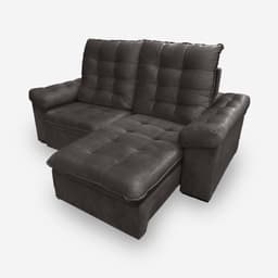 Sofá LION 2 Lugares 1,70 metros Veludo - 12 Café