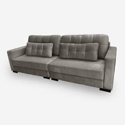 Sofá Living IDEA 2 Lugares 1,50 metros Veludo - 03 Capuccino