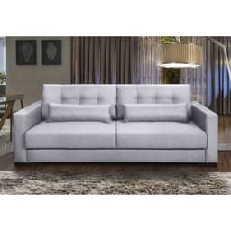 Sofá Living IDEA 6 Lugares 2,80 metros Linho - 05 Cinza