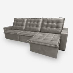 Sofá MOSCOW 6 Lugares 3,20 metros Veludo - 03 Capuccino