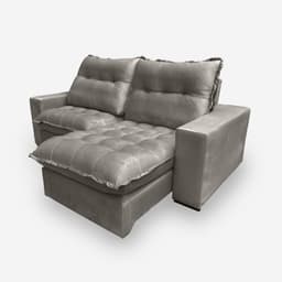 Sofá PALERMO 4 Lugares 2,50 metros Veludo - 03 Capuccino