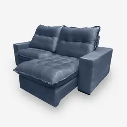 Sofá PALERMO 4 Lugares 2,50 metros Veludo - 24 Marinho