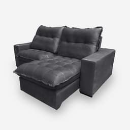 Sofá PALERMO 5 Lugares 2,70 metros Veludo - 10 Cinza