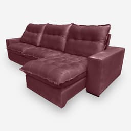 Sofá PALERMO 6 Lugares 3,20 metros Veludo - 22 Bordô
