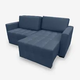 Sofá POLLO 2 Lugares 1,50 metros Veludo - 24 Azul Marinho