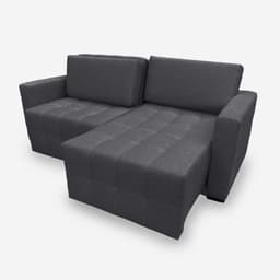 Sofá POLLO 4 Lugares 2,30 metros Veludo - 10 Cinza Grafite