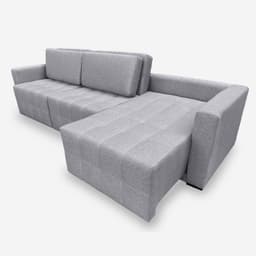 Sofá POLLO 5 Lugares 2,40 metros Linho - 05 Cinza