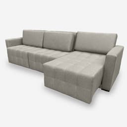 Sofá POLLO 6 Lugares 2,70 metros Linho - 08 Bege