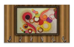 Cabideiro de Parede Porta Colar Chaves Cintos Toalhas - Vibração