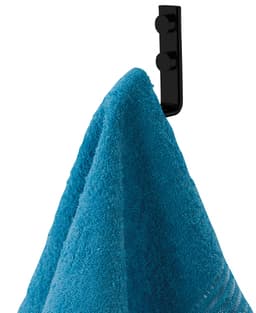 Cabide gancho banheiro lavabo Preto Fosco Future 2314PT