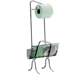 Papeleira Chão Revisteiro Suporte Porta Papel Higiênico Luxo