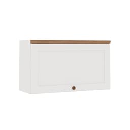 Armário Aéreo Iluminata 1 Porta Branco 80 cm