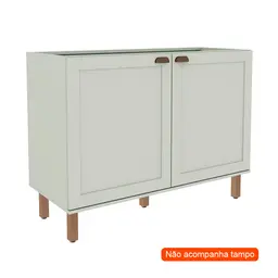 Balcão de Cozinha Iluminata 2 Portas Mint 120 cm