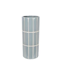 Vaso Listrado Grillo Azul 26 cm