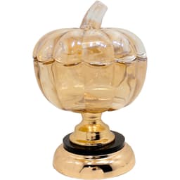 Bomboniere Abobora De Vidro Com Tampa Doces e Biscoitos 25cm