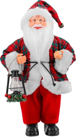 Boneco de Natal Papai Noel Tecido Lampião 30cm