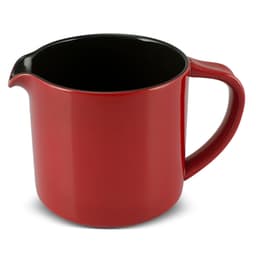 Caneco Leiteira De Cerâmica 1 Litro -  Vermelho