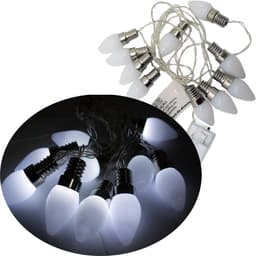 Cordão Luminoso 10 Gotas LEDs Branco Enfeite De 2,30 Metros