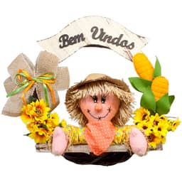 Enfeite Guirlanda Espantalhos Caipira Decoração Festa Junina Menino