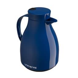 Garrafa Térmica De Mesa Paris Azul 1L Bule Gatilho Café Chá