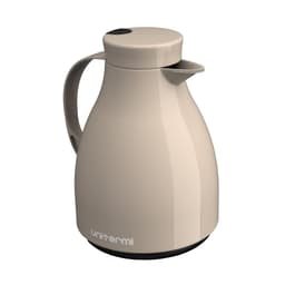 Garrafa Térmica De Mesa Paris Bege 1L Bule Gatilho Café Chá