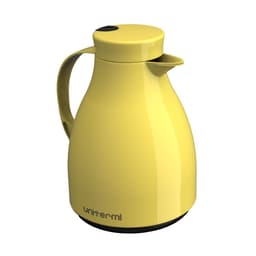 Garrafa Térmica Mesa Paris Amarela 1L Bule Gatilho Café Chá