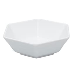 Kit 02 Tigelas Melamina Hexagonal Branca 1 Litro