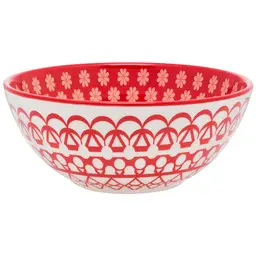 Kit 12 Tigelas Bowl Renda Oxford® Cerâmica 600Ml