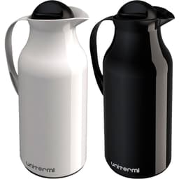 Kit 2 Garrafa Térmica De Mesa Siena 1,0L Café Com Leite