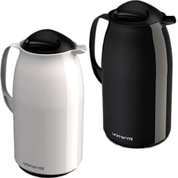 Kit 2 Garrafa Térmica De Mesa Veneza 1L Café Com Leite