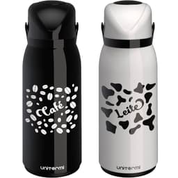 Kit 2 Garrafa Térmica Verona Decorada 1,8L Café Com Leite