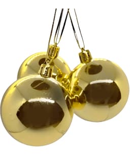 Kit 8 Bolas Dourada Decoração De Natal Árvore De Natal 60mm