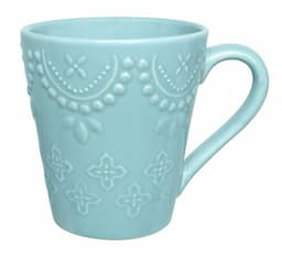 Kit 8 Canecas Dalas Azul Oxford® Cerâmica 280ml