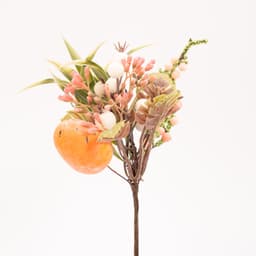 Kit 8 Ramos Artificiais Decoração Enfeite Páscoa Folhas e Ovinho 23cm