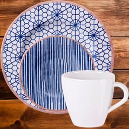 Kit Jogo Café Lanche 6 Pessoas 12Peças Abstratta Tramontina