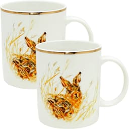 Kit Jogo De Caneca De Páscoa 12Pçs Coelho Em Argila De 380ml