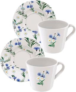 Kit Jogo Xicaras 8 Pessoas 8Pçs Tramontina Ana Alice 185ml