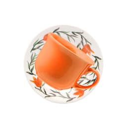 Kit Jogo de Xícaras Para 12 Pessoas 12Pçs Oxford Lírios