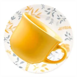 Kit Jogo de Xícaras Para 2 Pessoas 2 Pçs Bem Te Vi 200 ml