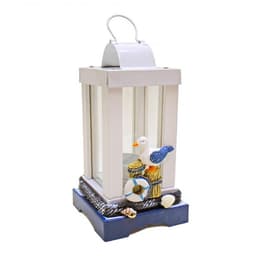 Lamparina Luminária Naval Castiçal Vela Gaivota Decoração