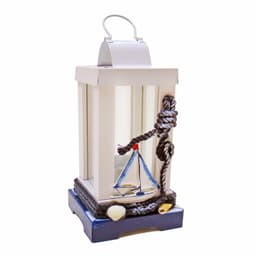 Lamparina Luminária Naval Castiçal de Vela Barco Decoração