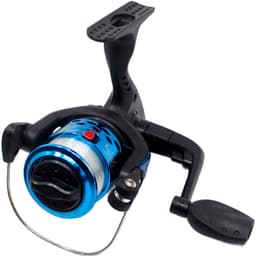 Molinete Carretilha Para Vara De Pesca 3 Rolamentos Retrátil Azul