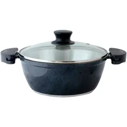 Panelão Fundido 28cm Grafite Gulê CT Vidro 5 Litros