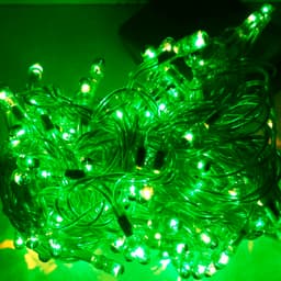 Pisca Cordão De Luz Fio de Luzes Led Verde 10 Metros 220v