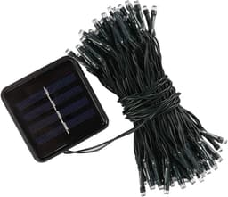 Pisca Cordão Lâmpadas Solar Luzes LEDs Amarela De Natal 10m