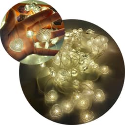 Pisca Cortina Corações Natal 80 Lâmpadas LED 3x1M 110-220v Amarelo