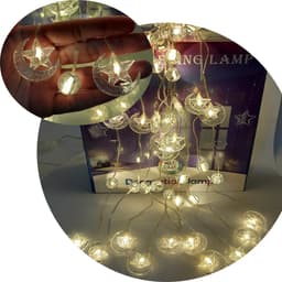 Pisca Cortina Estrelas Natal 80 Lâmpadas LEDs 3x1M 110-220v Amarelo