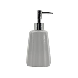 Saboneteira Liquida Modelagem De Cerâmica Lavabo Branco Luxo