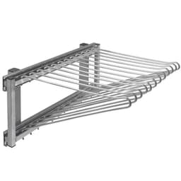 Calceiro Deslizante para Guarda Roupas com 12 Varetas Giosul em Aço Cromado