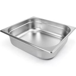 Cuba Gastronômica Inox 2/3 100mm Restaurante 8,86l Buffet 32,4x35,4cm